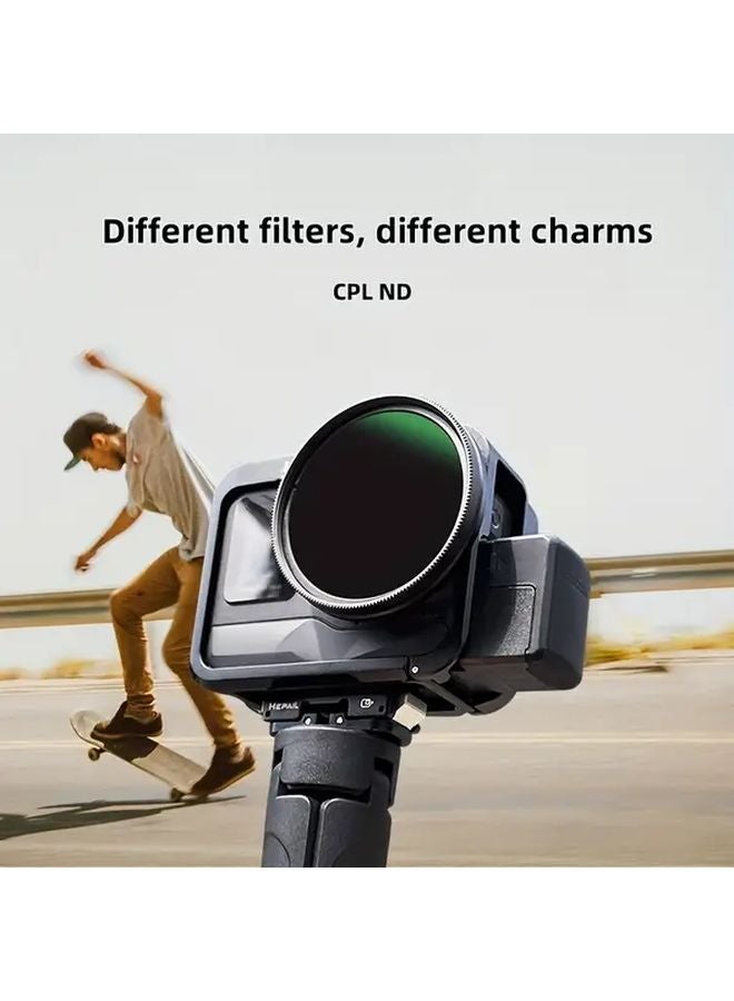 Insta360 Ace Pro Lens Filter Kit CPL ND2 To ND400 Aluminum Alloy Frame - Image 3